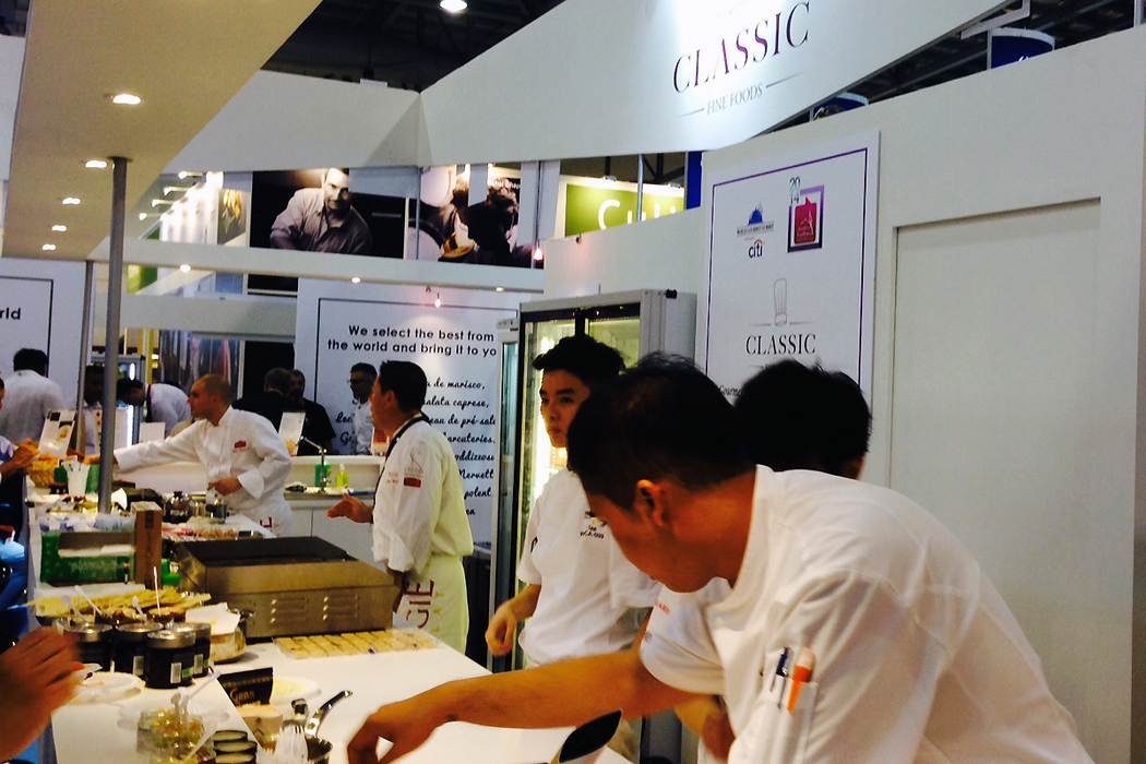 Le stand Classic Fine Foods